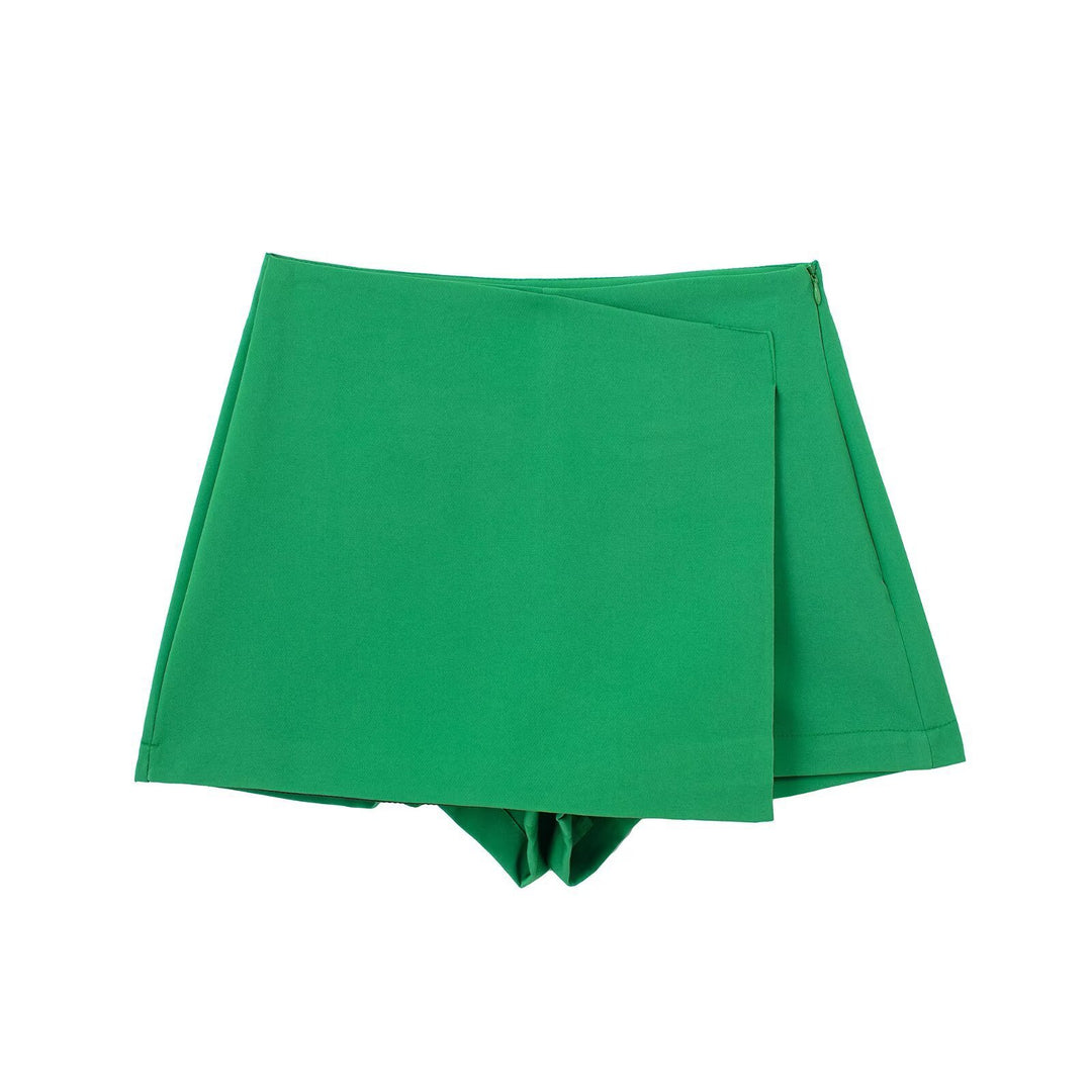 Dame sportlige shorts med elegant lagdesign Skovae