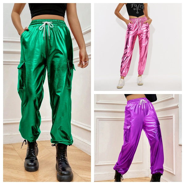 Dame sporty shiny fritidsbukser Stilla
