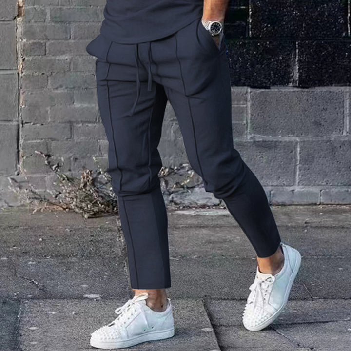 Herre fritids-joggingbukser med elastisk talje og stilfuldt design Stilla