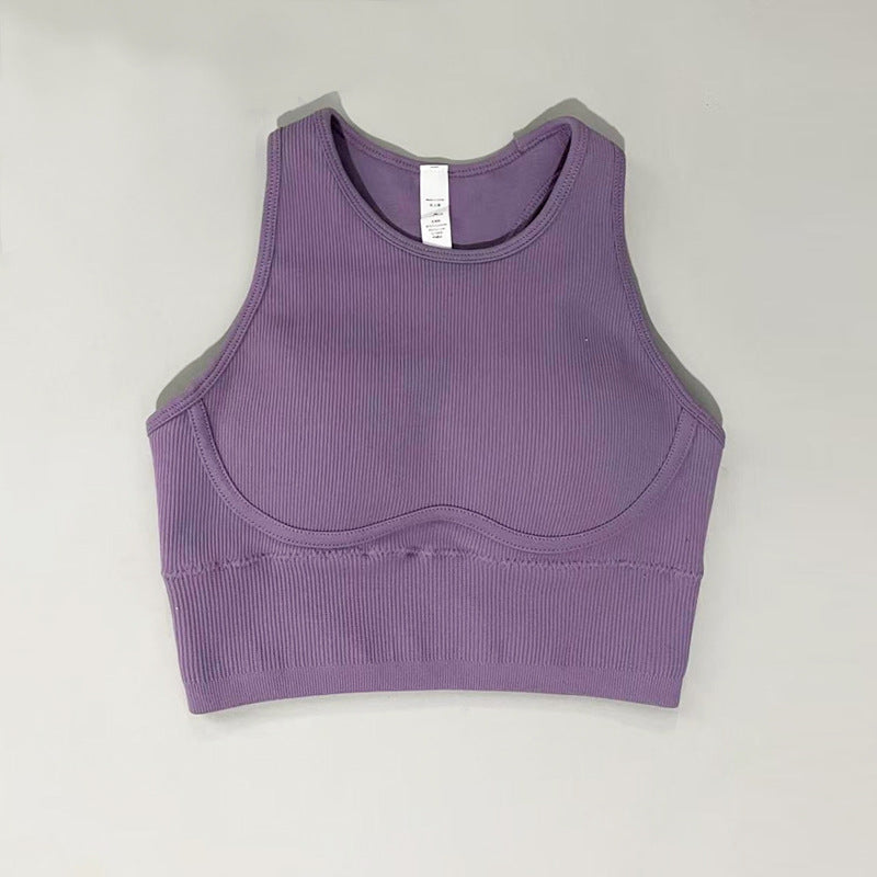 Dame Sports Bustier med åndbart ribstof og støttende design Stilla