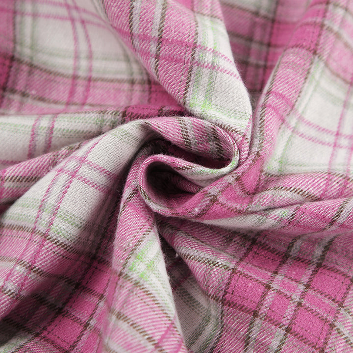 Dame pyjamasæt med ternet design og behagelig pasform Stilla