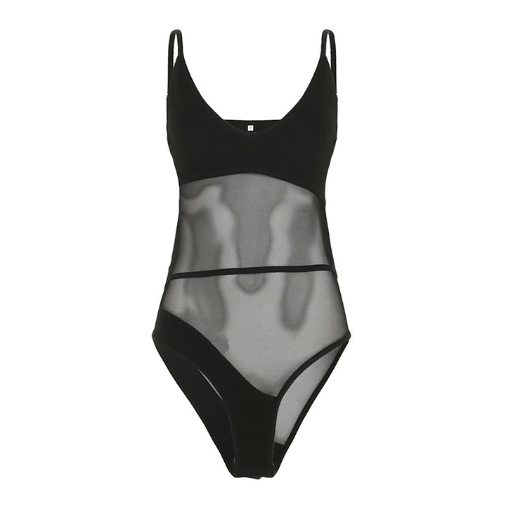 Damen Body mit eleganter Spitzen-Detailierung Skovae