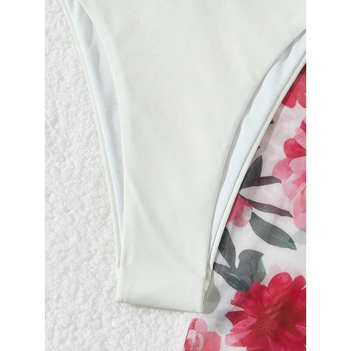 Dame Bikini-sæt med blomsteret omslagsskyder Skovae