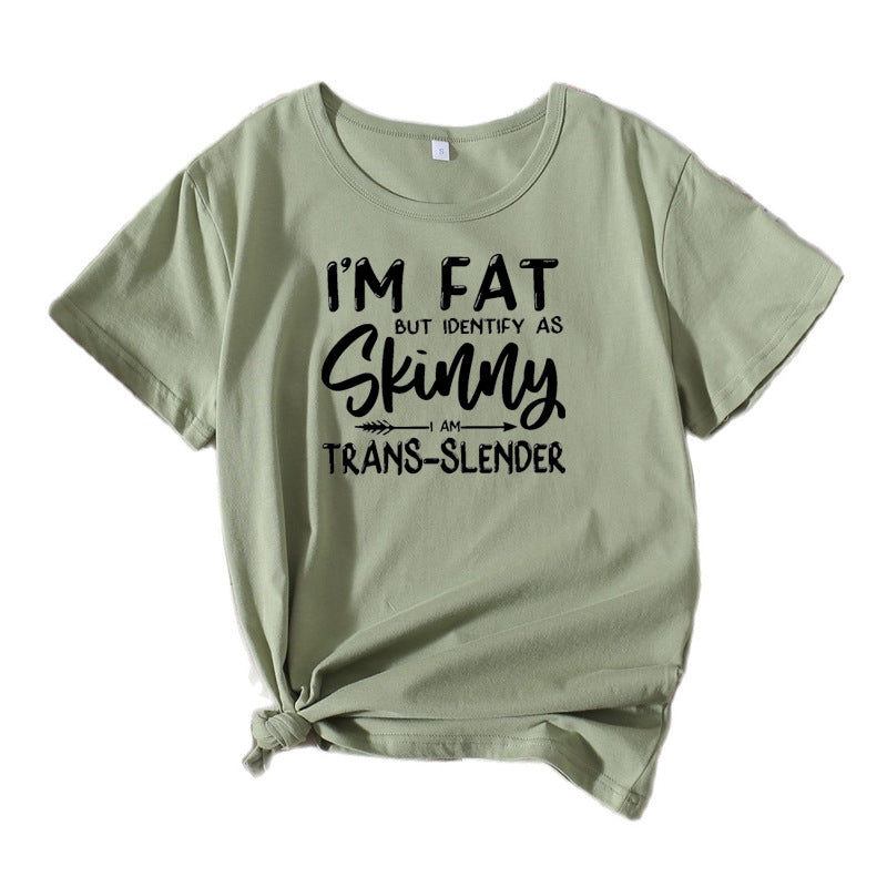 Dame Fritid Humor Grafik T-shirt Stilla 1751262371