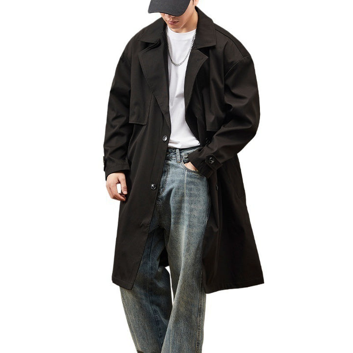 Herrer Longline Trenchcoat med justerbar pasform Stilla