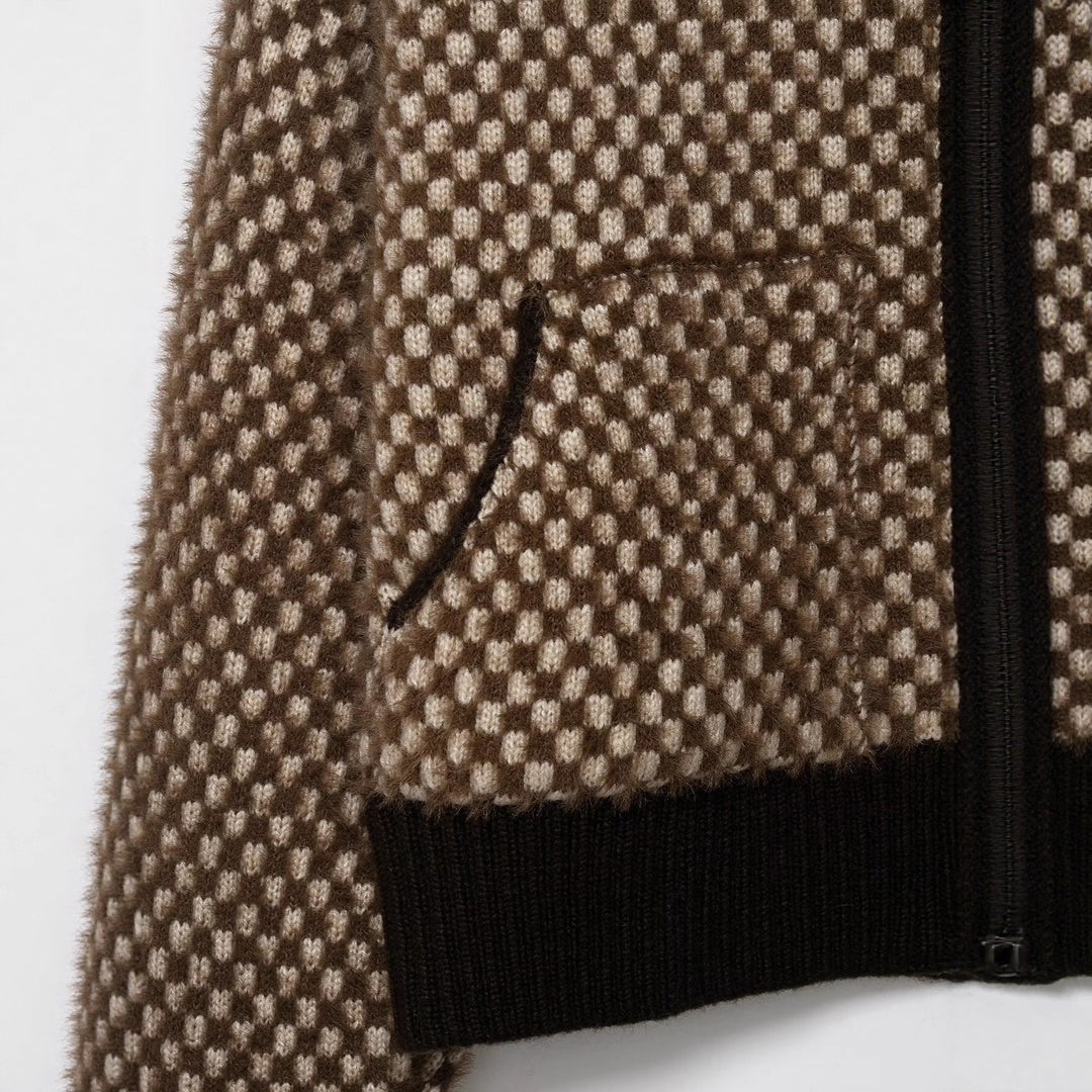 Kvinders fashionable fleecejakke med høj krave og praktiske lommer Stilla