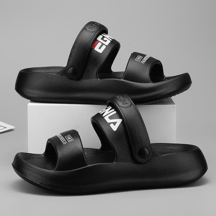 Dame Behagelige wellness-sandaler med justerbar rem og skridsikker sål Stilla
