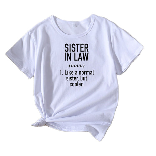 Dame Relaxed Fit Svigerdatter Grafik T-shirt Stilla