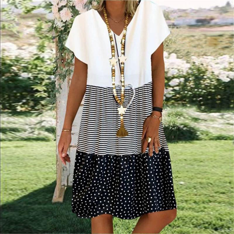 Kvinder Casual Sommer Maxi Kjole Stilla