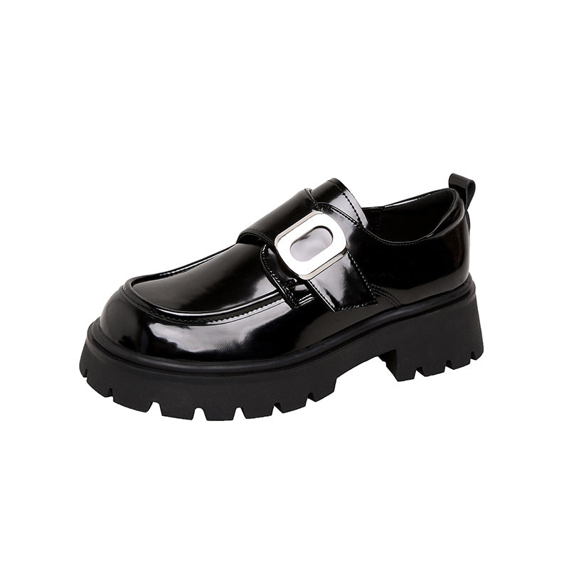Dame Chunky Loafers med markant spænde og skridsikker sål Stilla