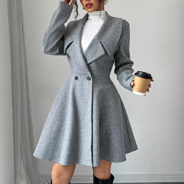 Dames fashionable og elegant lang blazer Stilla