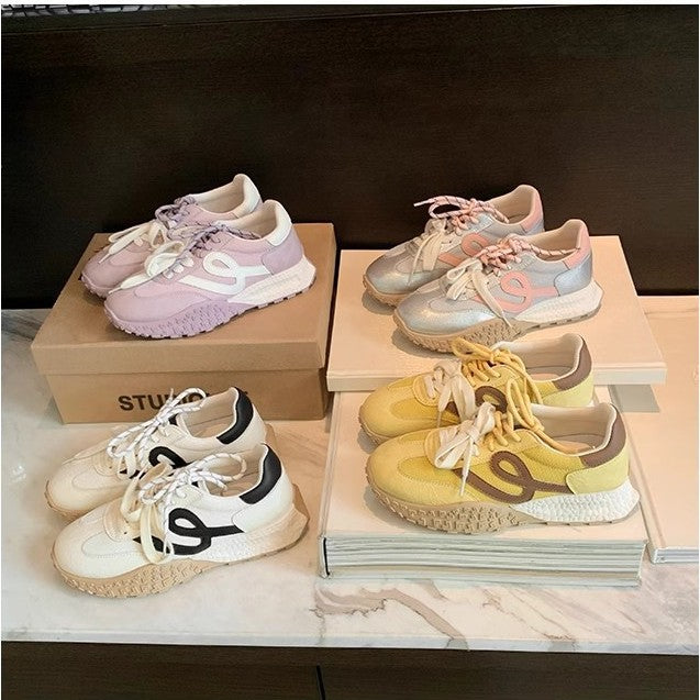 Dame Sporty Sneakers med moderne overdel og skridsikker sål Stilla