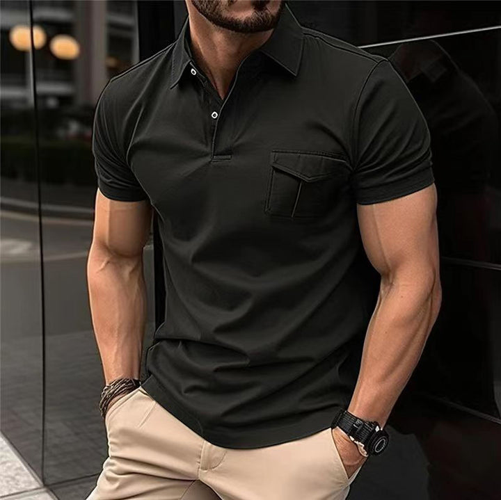 Herre Poloshirt med moderne snit og praktisk brystlomme Stilla