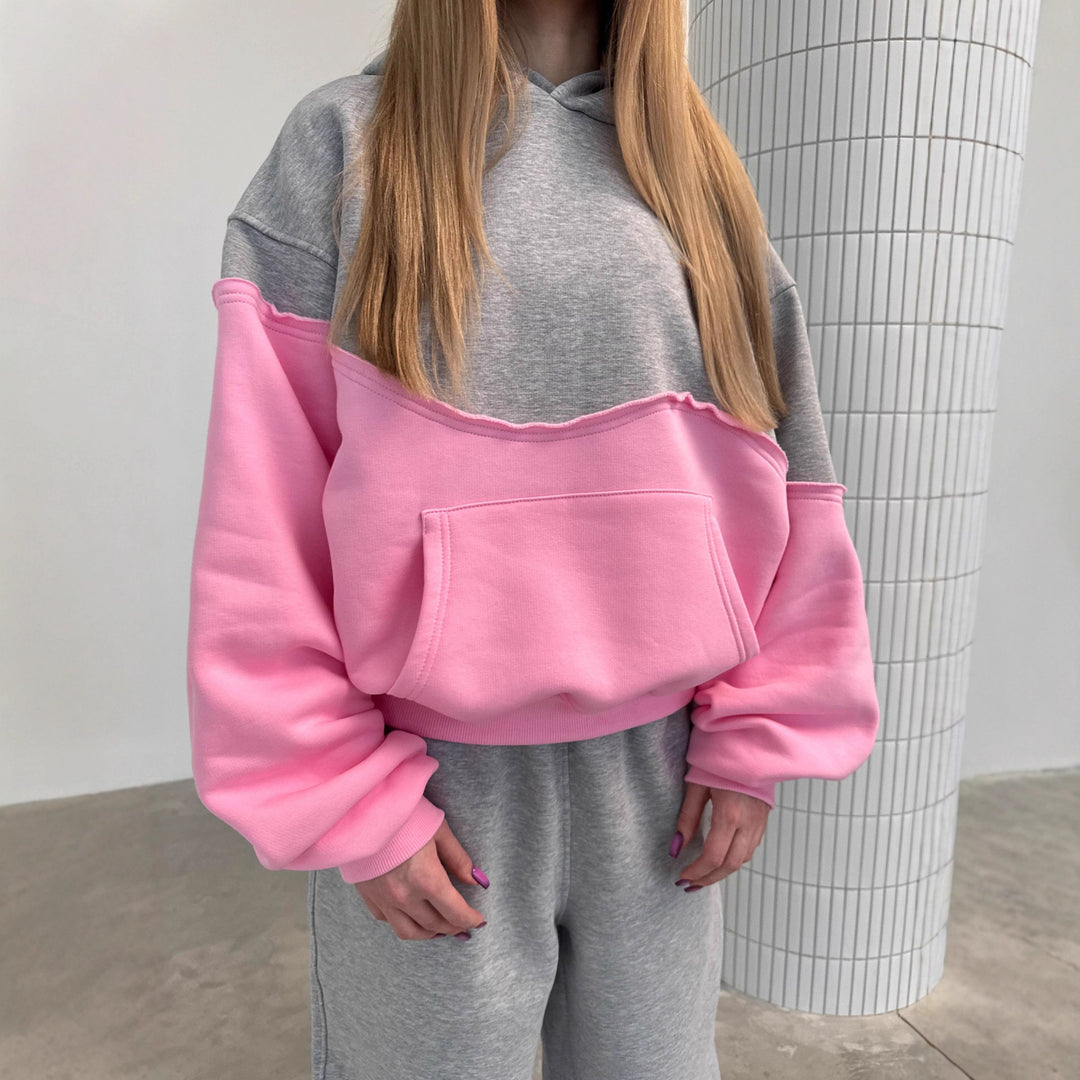 Kvindernes sporty loungewear sæt med moderne design Skovae