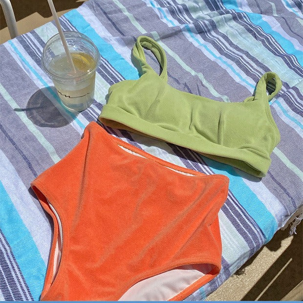 Dame Sport BH og High-Waist Bikini bukser Sæt Skovae