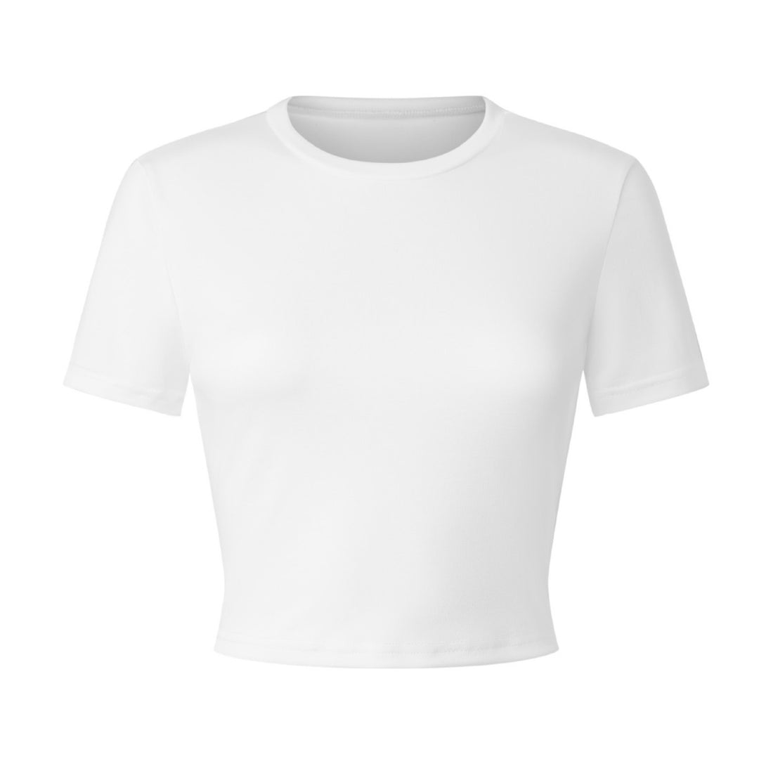 Dame T-shirt med kreativ tryk og moderne design Skovae 1777452219