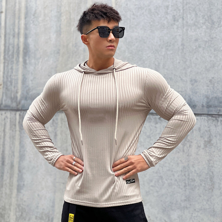 Herren Sportlich Hoodie med struktureret overflade og åndbar teknologi Stilla