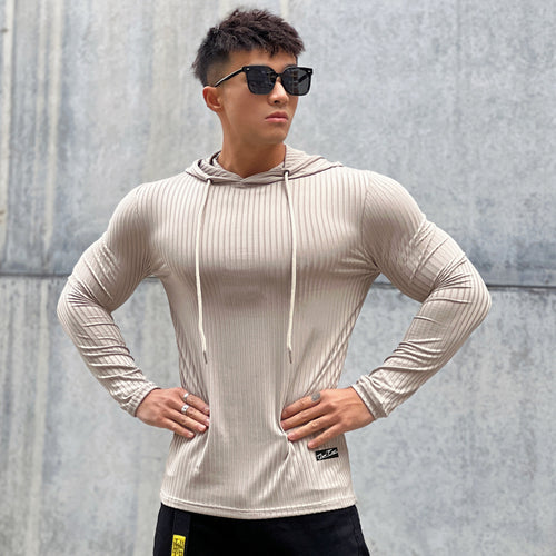 Herren Sportlich Hoodie med struktureret overflade og åndbar teknologi Stilla