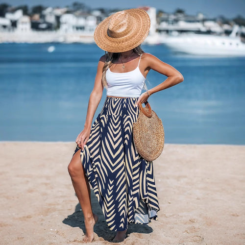 Dame High-Low Maxi Skirt Stilla
