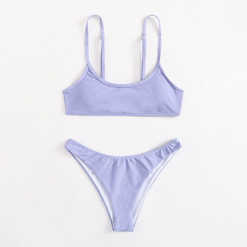 Dame Sporty Bikini-sæt med Racerback-top Skovae
