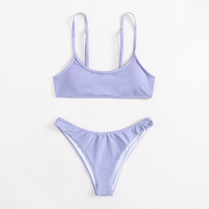Dame Sporty Bikini-sæt med Racerback-top Skovae