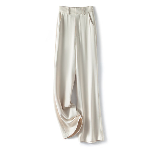 Dame elegante Culottes med høj talje og moderne stiklommer Stilla