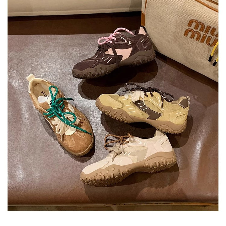 Dame Sporty Sneakers lavet af kvalitetsnubuck med skridsikker sål og åndbar polstring Stilla