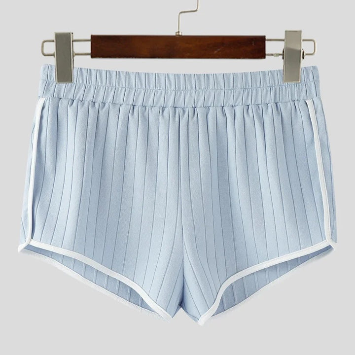 Dame nan plisserede fritidsshorts med elastisk komforttalje og kontrastpiping Skovae