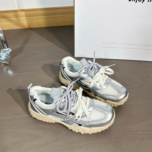 Dame Sporty Sneakers med innovativt dæmpningssystem og åndbar overfladestruktur Stilla