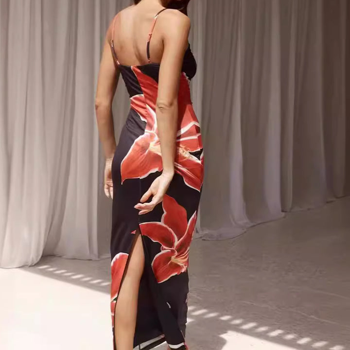 Dame Blomst Maxi Kjole Stilla