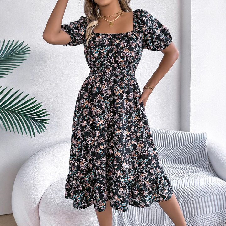 Dame Off-Shoulder Kjole med rynket Design Stilla