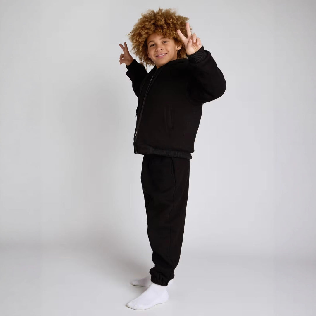 Damernes oversized hoodie jakke med praktisk lynlås og afslappet pasform Skovae