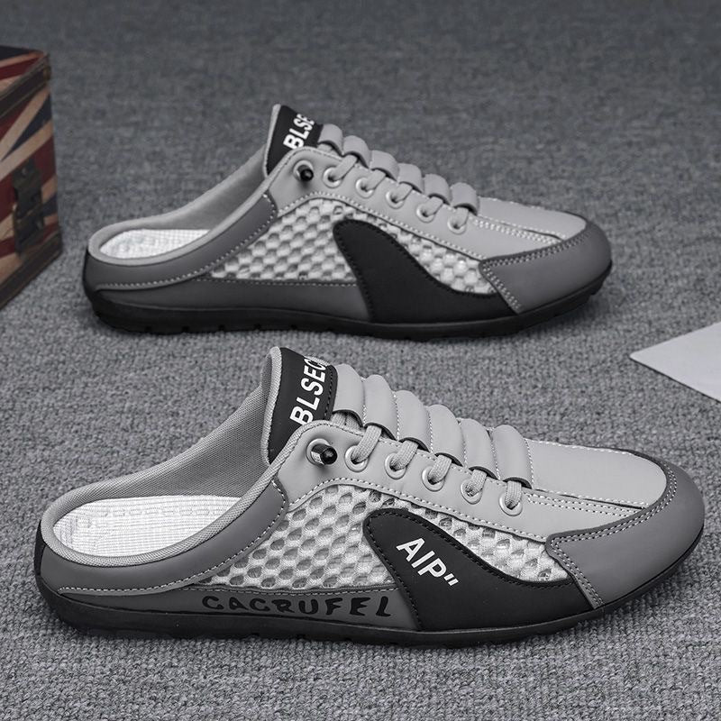 Dame åndbar Slip-On fritidssneaker med strukturerede indsatser Stilla