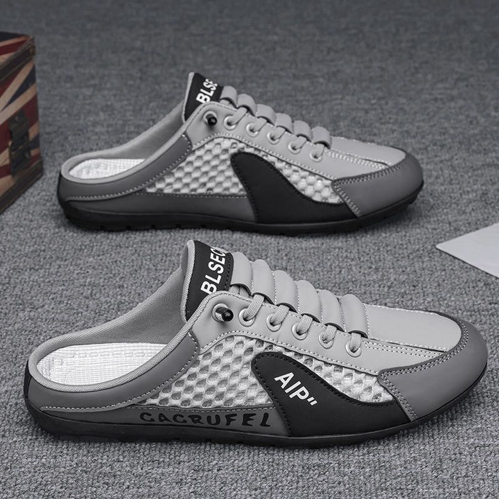 Dame åndbar Slip-On fritidssneaker med strukturerede indsatser Stilla