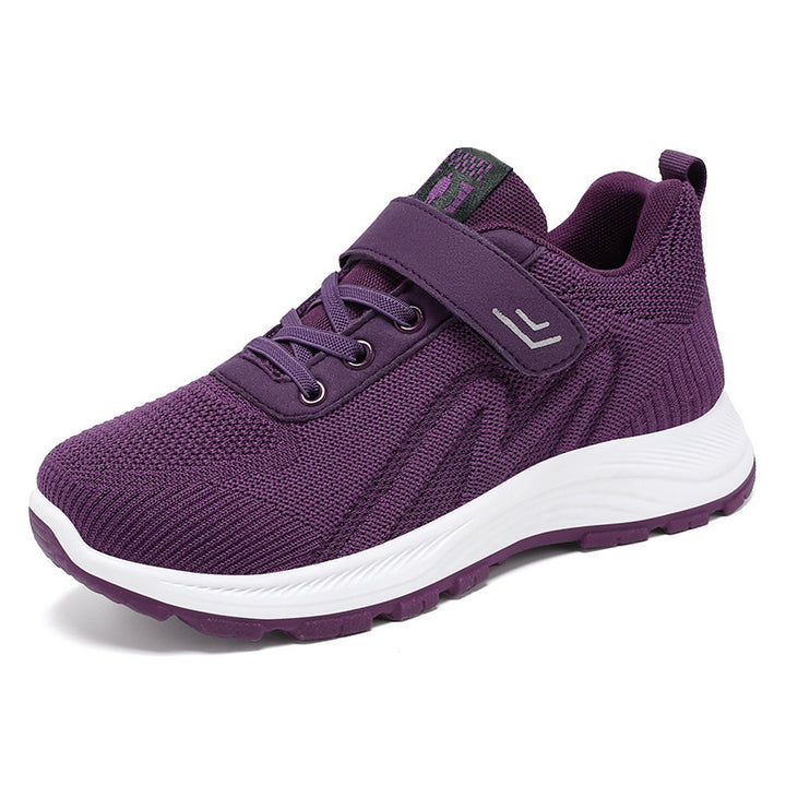 Femme Letvægts Velcro Sport Sneakers med Åndbart Mesh Design Stilla