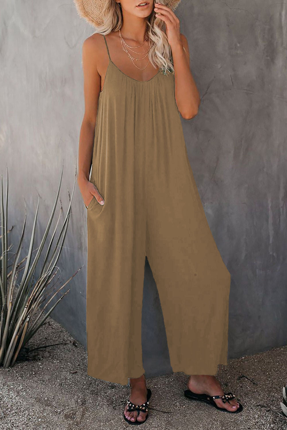 Dame Elegant Ærmeløs Jumpsuit Stilla