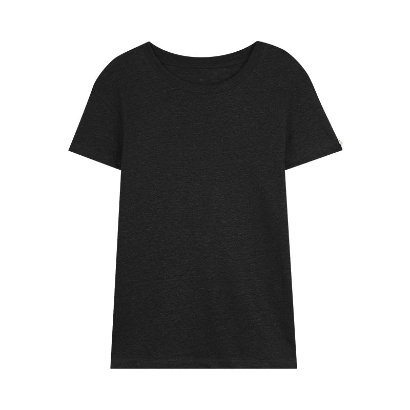 Dame komfortabel T-shirt med blød bomuldsblanding og afslappet snit Stilla