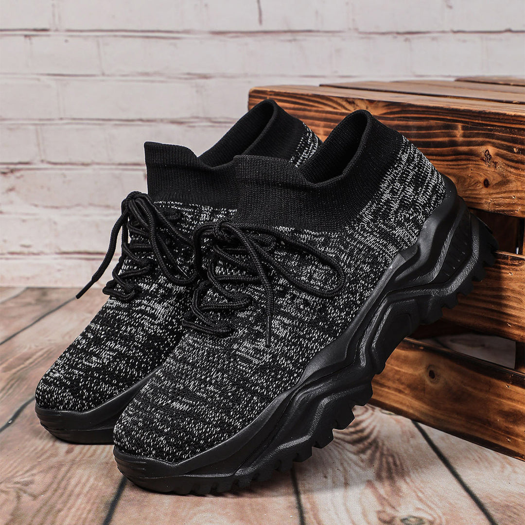 Dame Åndbare Sneakers med skridsikker sål og høj skaft Stilla