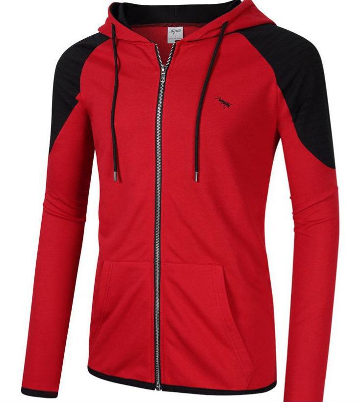 Herrer Sportiv Hætte Sweatjakke med åndbart materiale og høj bærekomfort Stilla