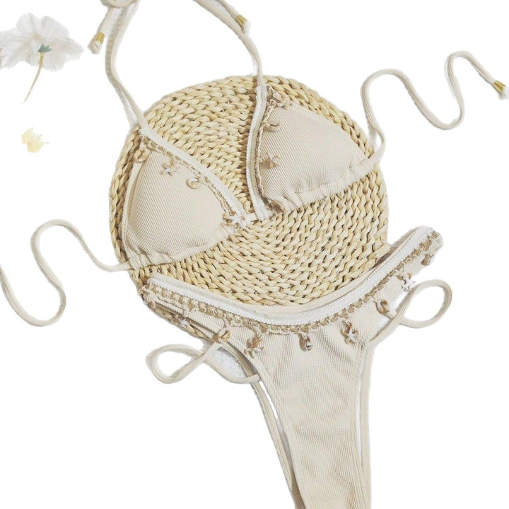Dame Trekant Flettet Bikini Sæt Stilla