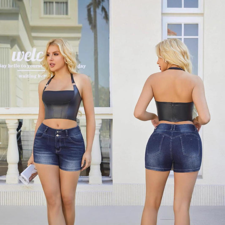 Damer Jeansshorts Stilla