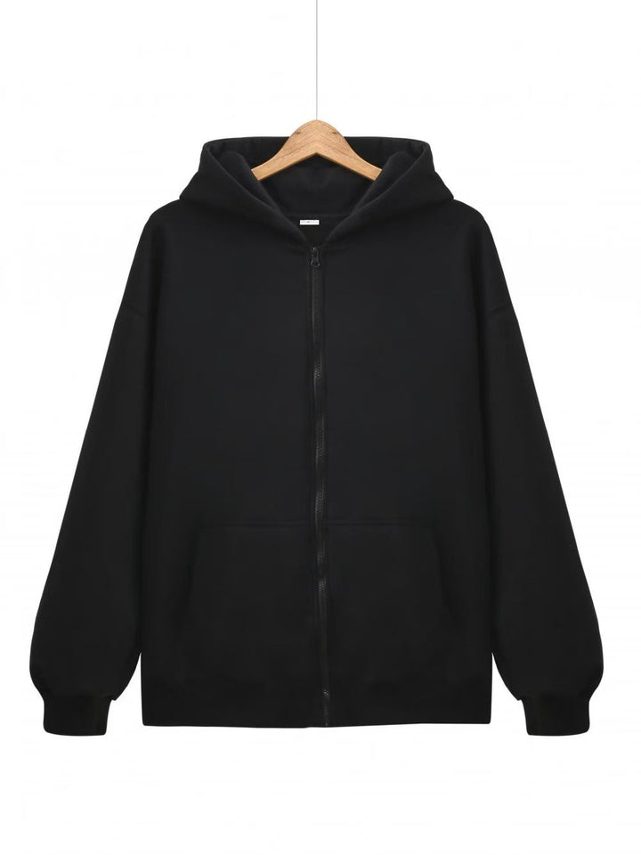 Dame hoodie jakke med fuld lynlås og praktiske lommer Skovae