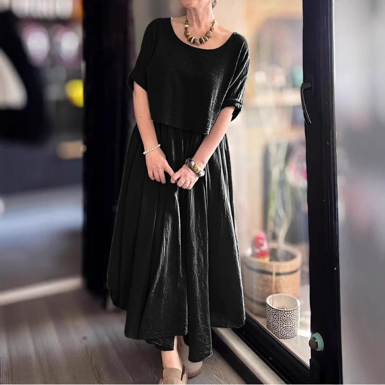 Dame Relaxed Fit Maxi Kjole Stilla