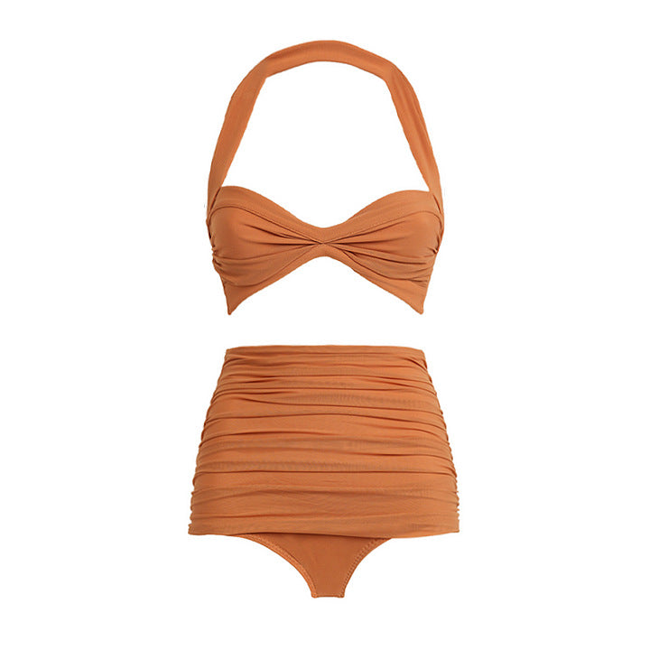 Dame badeoutfit med asymmetrisk design Skovae