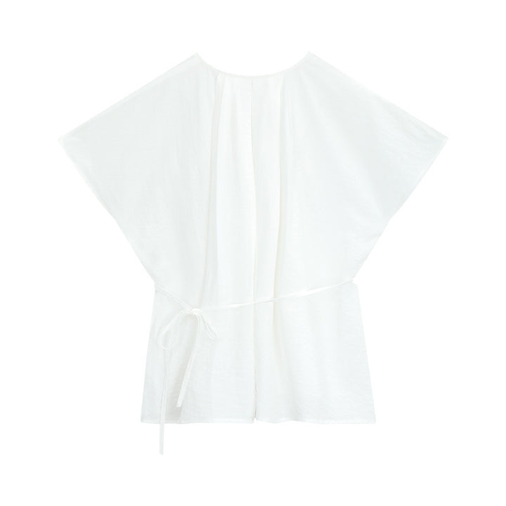 Dame komfortabelt Kaftan-overdel med elastisk talje bånd og moderne snit Stilla