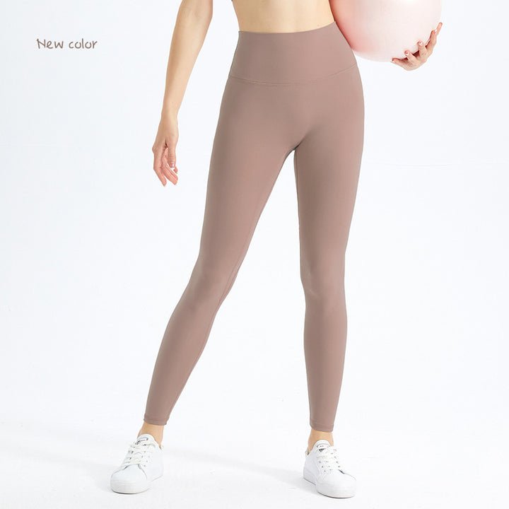 Dame højtaljede fitness leggings lavet af ultra-elastisk materiale med innovativ fugtregulering Stilla