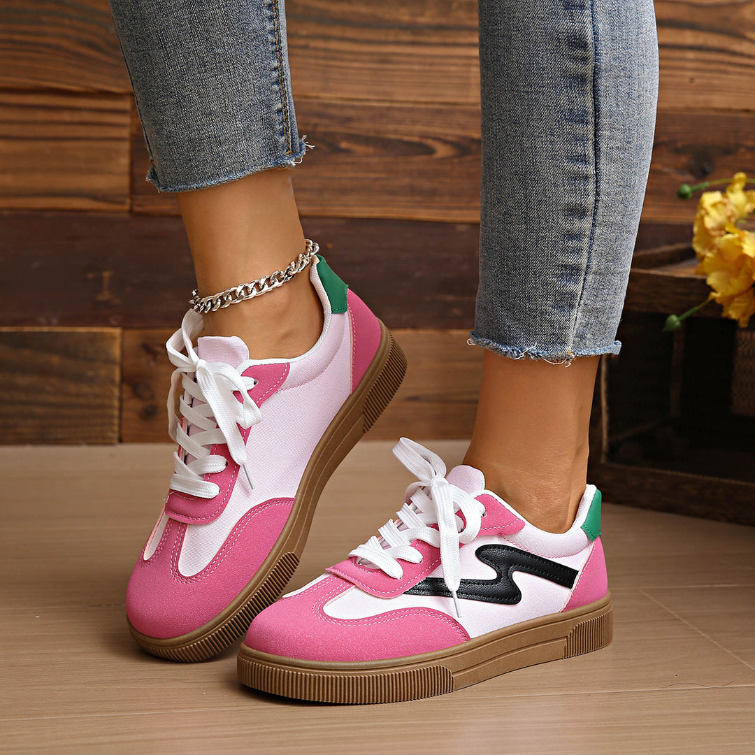 Dame mode Sneakers i klassisk design med skridsikker sål Stilla