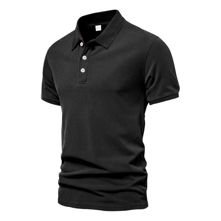 Herre Poloshirt med klassisk krave og komfortabel pasform Stilla