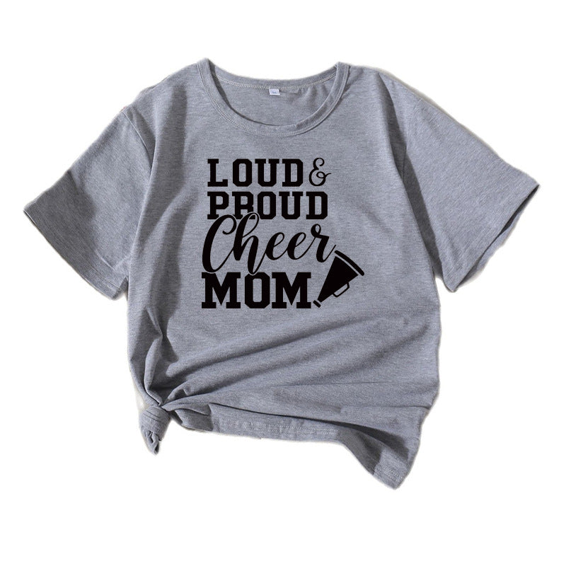 Kvinder Cheerleading Mor Grafik T-Shirt Stilla