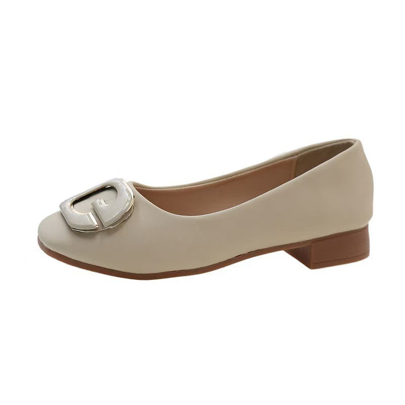 Dame elegante Slingback-Mules med moderigtige spænde-detail og komfortabel blokhælhæl Stilla